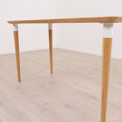 IKEA ANFALLARE bord med 4 HILVER bordbein, 140x65