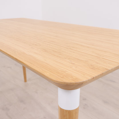 IKEA ANFALLARE bord med 4 HILVER bordbein, 140x65