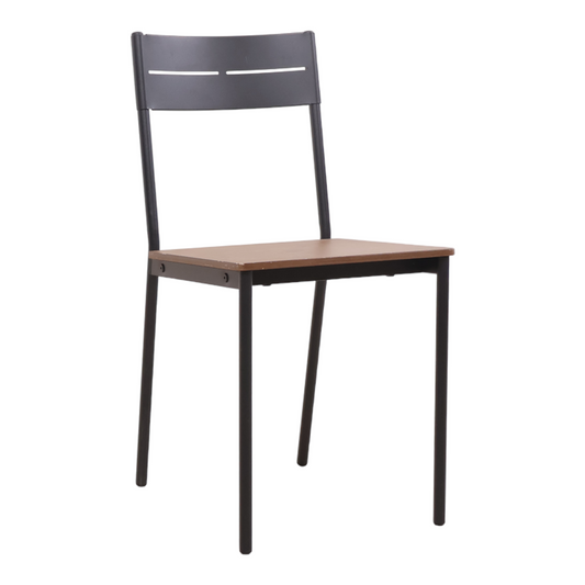 IKEA Sandsberg stol, sort/brunbeiset