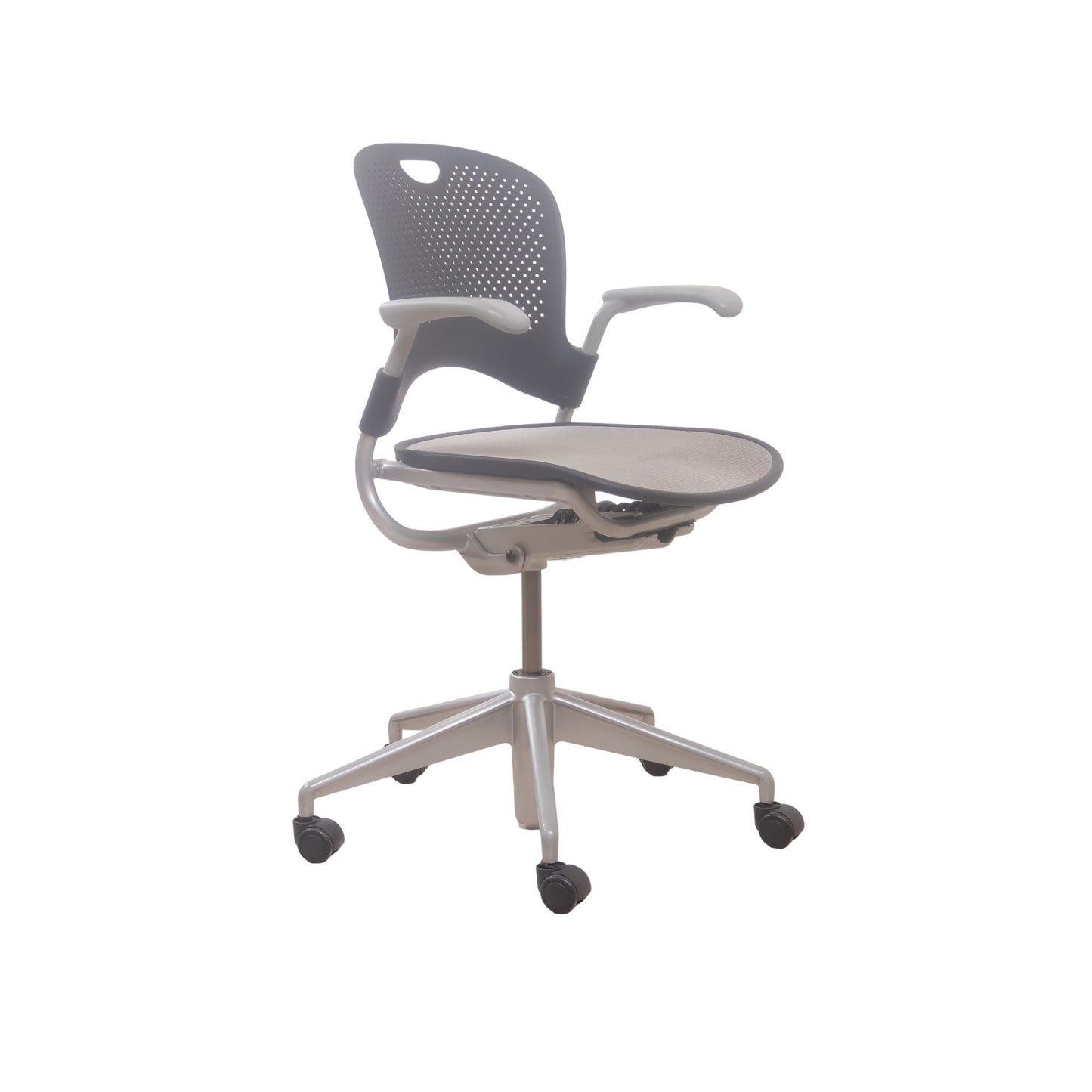 Nyrenset | Herman Miller kontorstol i grå/svart farge
