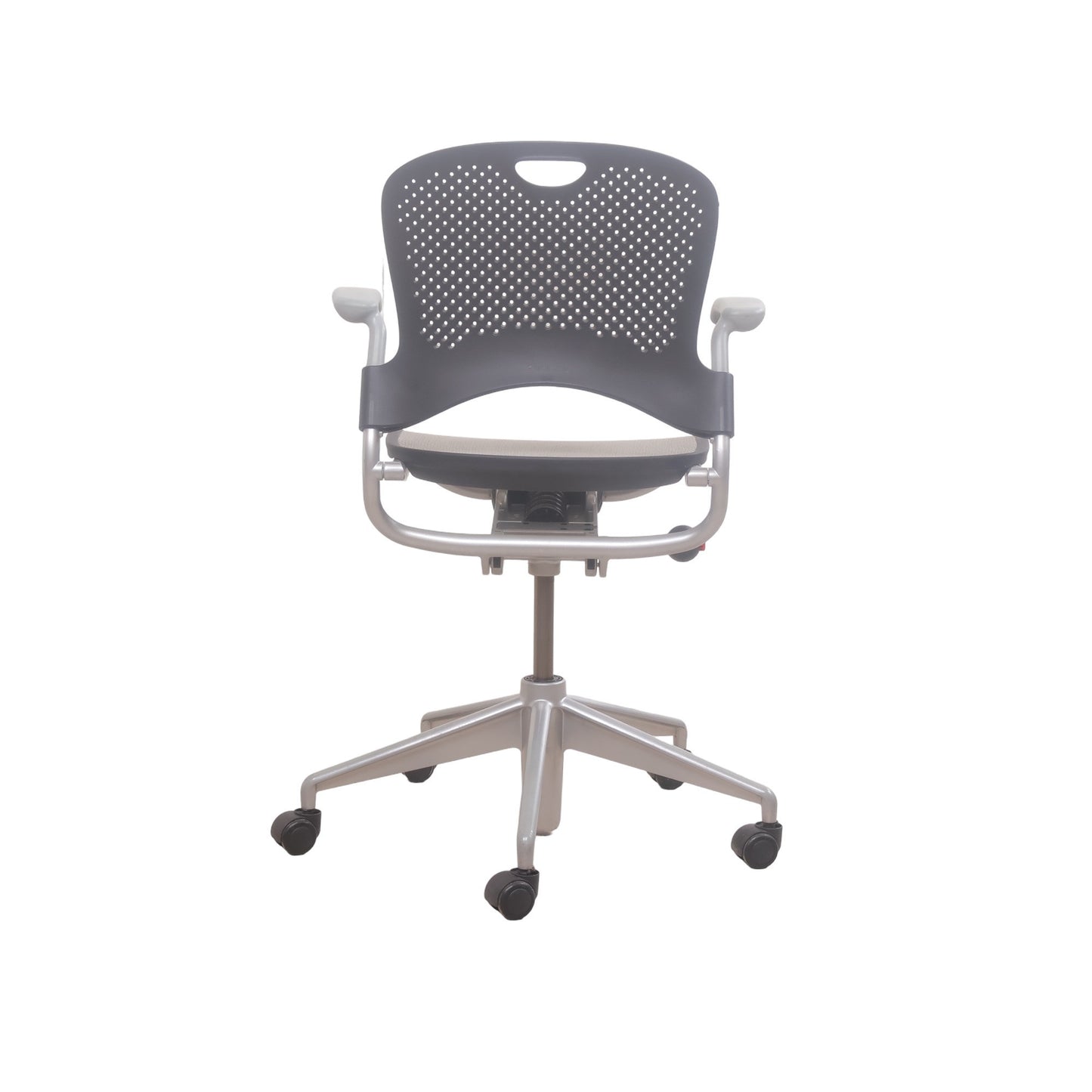 Nyrenset | Herman Miller kontorstol i grå/svart farge