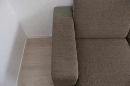 Nyrenset | Brun/grønn Palma u-sofa med hjørne og sjeselong fra SITS