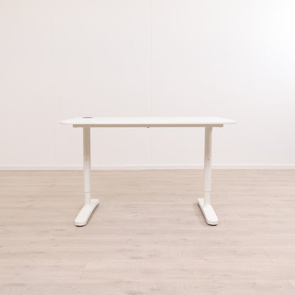 IKEA Bekant helhvit skrivebord/arbeidsbord, 120×80 cm