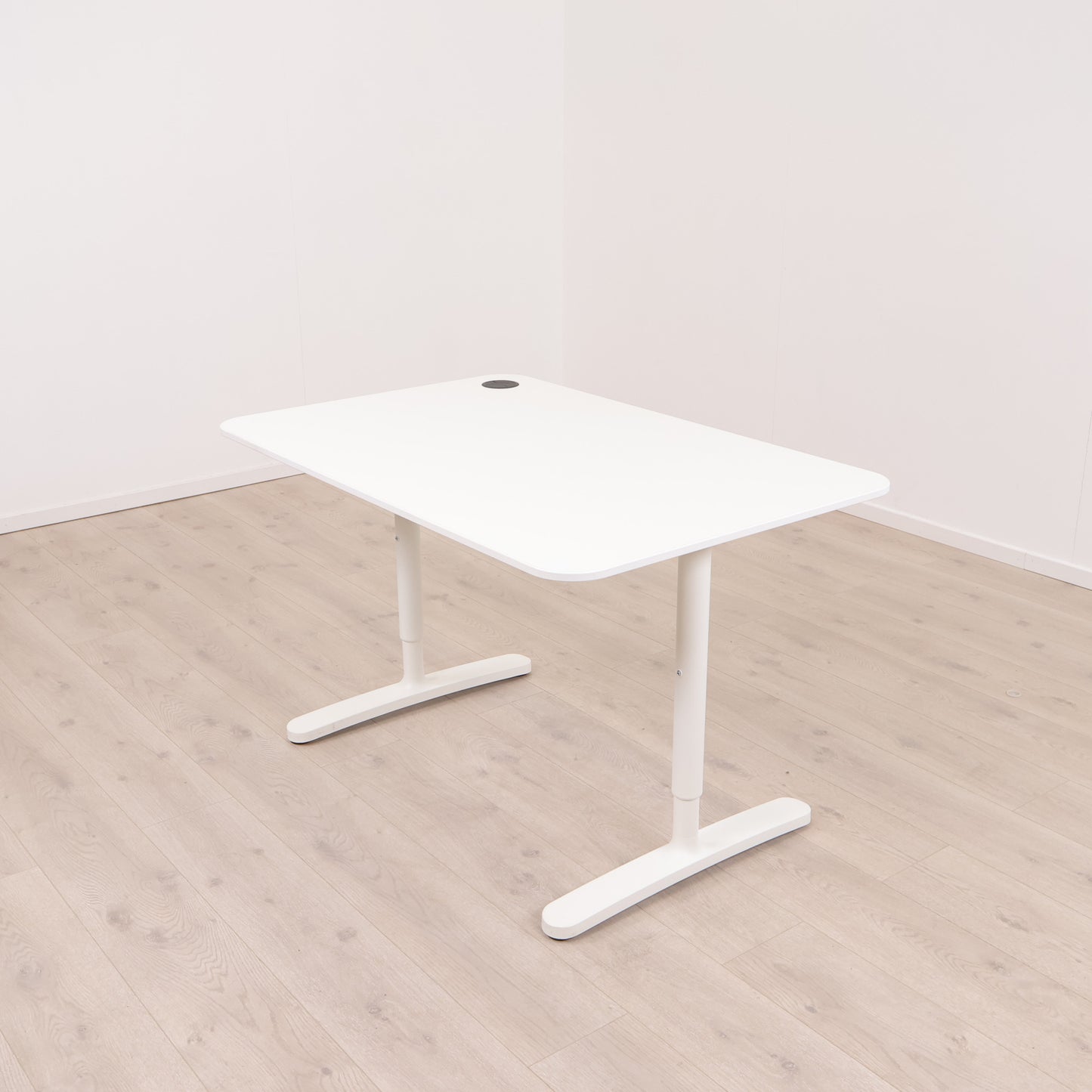 IKEA Bekant helhvit skrivebord/arbeidsbord, 120×80 cm