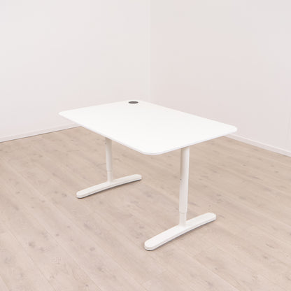 IKEA Bekant helhvit skrivebord/arbeidsbord, 120×80 cm