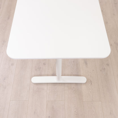 IKEA Bekant helhvit skrivebord/arbeidsbord, 120×80 cm