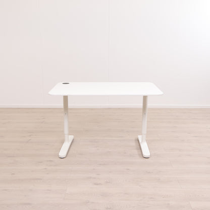 IKEA Bekant helhvit skrivebord/arbeidsbord, 120×80 cm