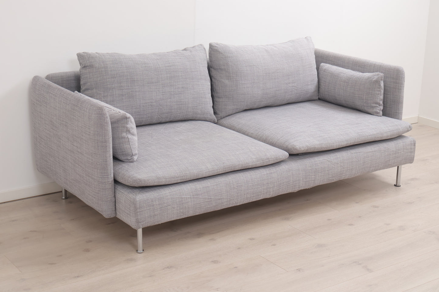 Nyrenset | Grå IKEA Söderhamn 3-seter sofa