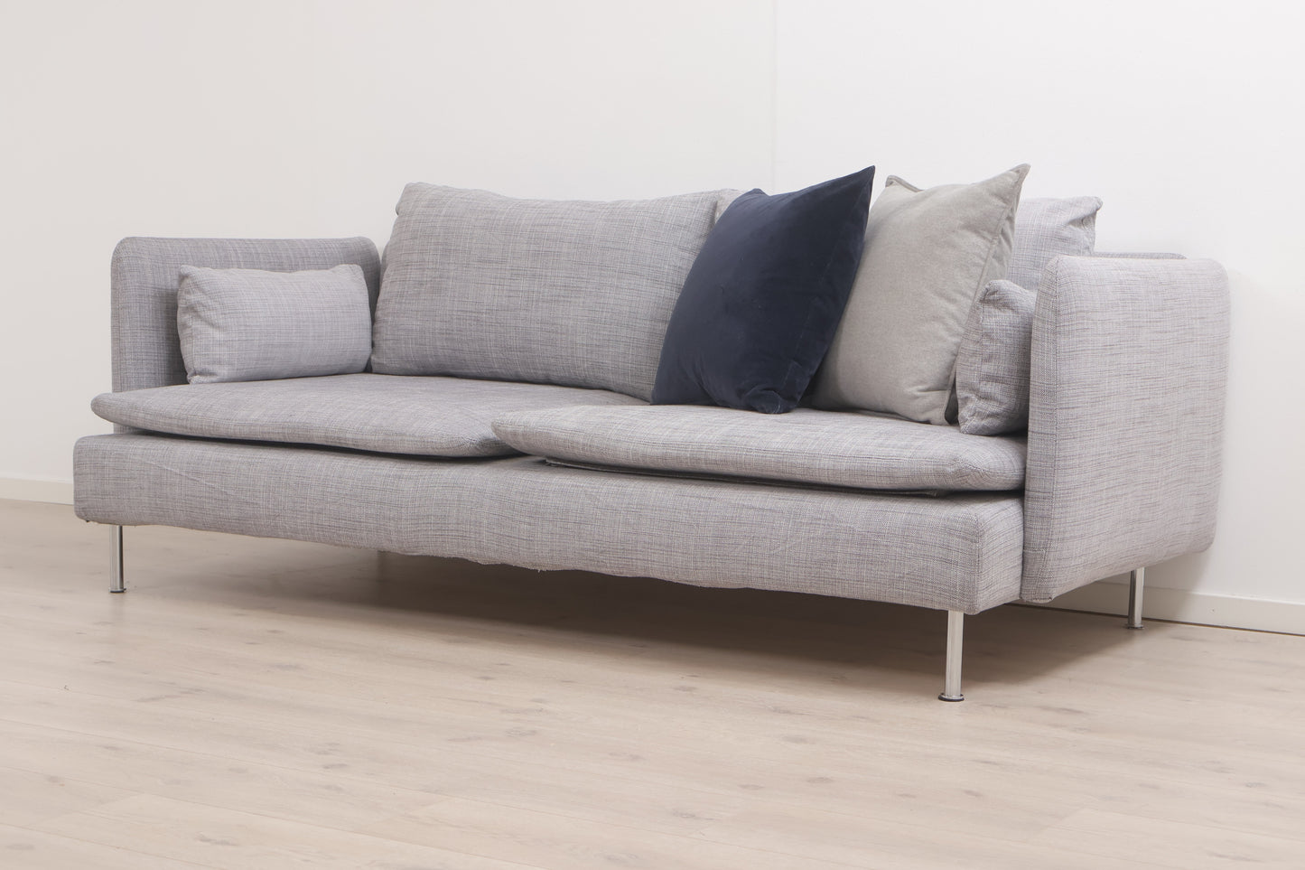 Nyrenset | Grå IKEA Söderhamn 3-seter sofa