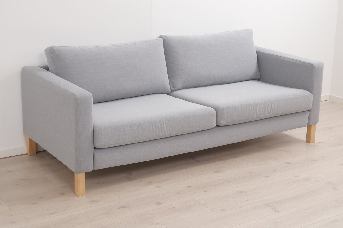 Nyrenset | Grå/blå IKEA Karlstad 3-seter sofa