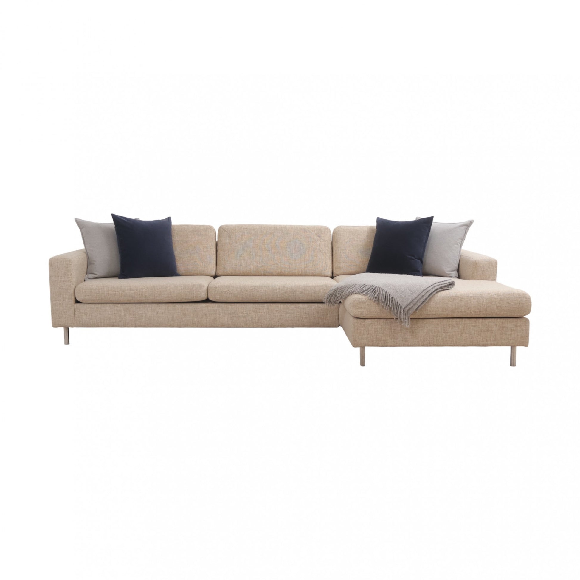 Nyrenset | Beige Bolia Scandinavia 3,5-seter sjeselongsofa