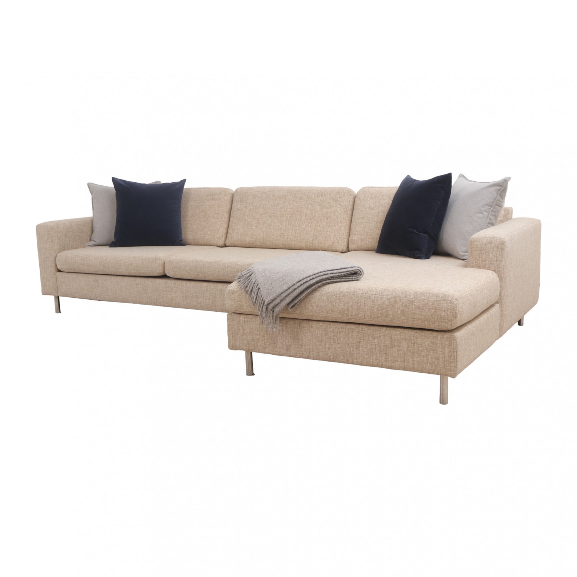 Nyrenset | Beige Bolia Scandinavia 3,5-seter sjeselongsofa