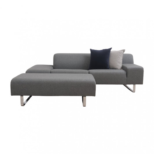 Nyrenset | Grå/grønn Bolia Seville sofa 2,5-seter sofa med puff