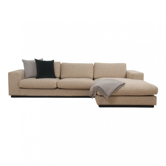 Nyrenset | Beige Bolia Sepia 3-seter sjeselongsofa