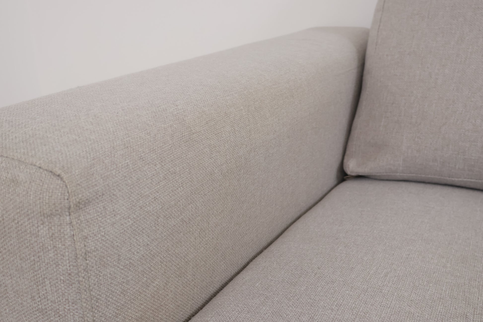 Nyrenset | Lys grå/beige Hjort Knudsen hjørnesofa