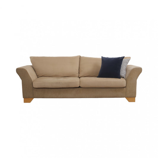 Nyrenset | Beige/brun L.K. Hjelle 3-seter sofa