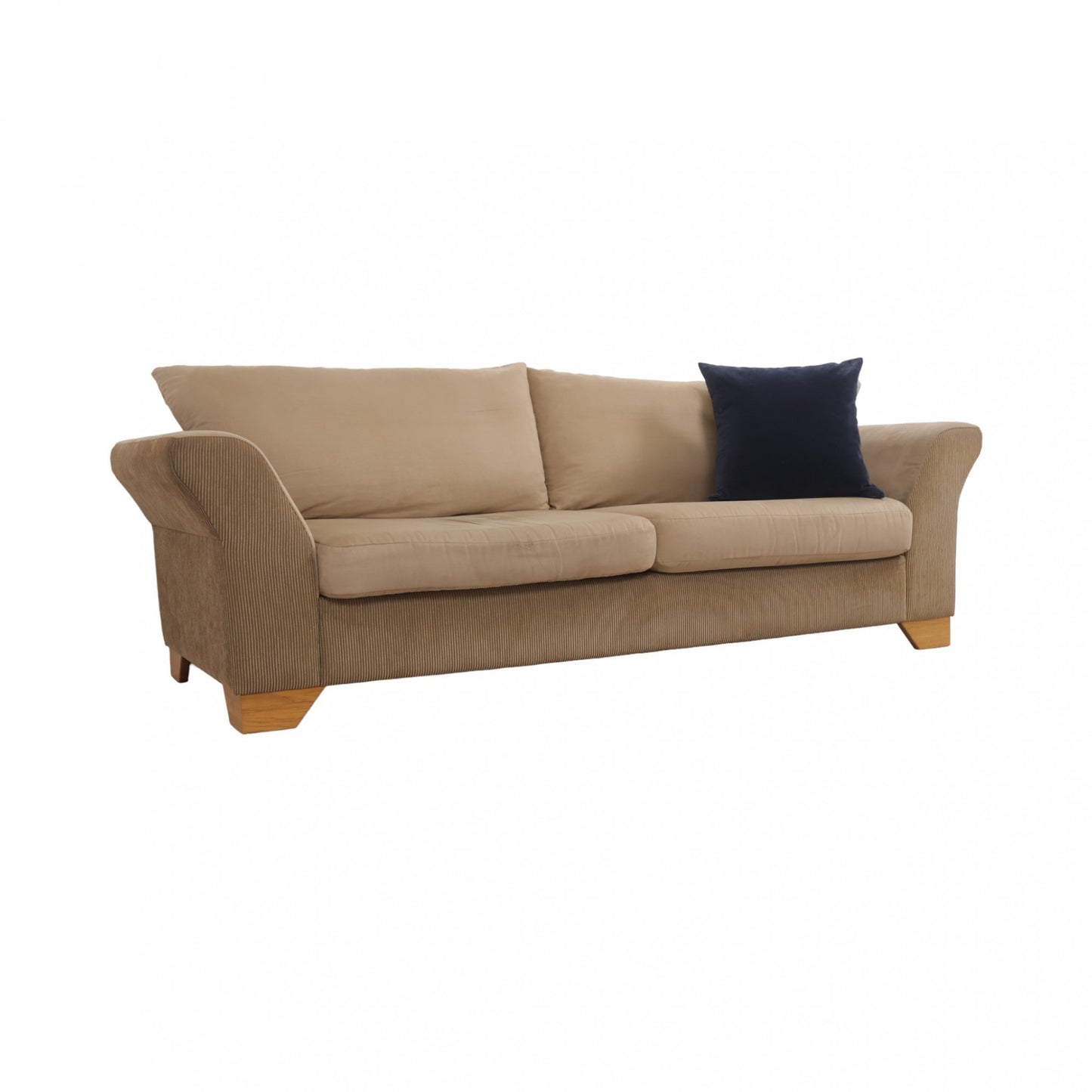 Nyrenset | Beige/brun L.K. Hjelle 3-seter sofa
