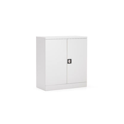 Oppbevaringsskap CLICK, flatpakket, H1000 B916 D422 mm, grå