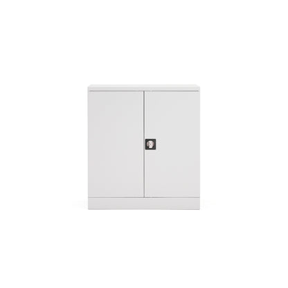 Oppbevaringsskap CLICK, flatpakket, H1000 B916 D422 mm, grå