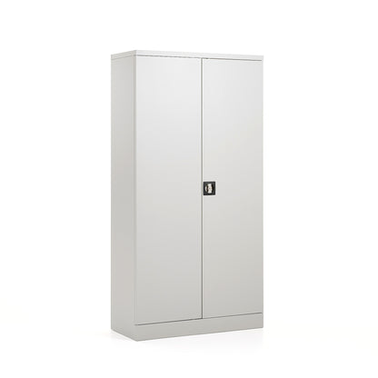 Oppbevaringsskap CLICK, flatpakket, H1800 B916 D422 mm, grå