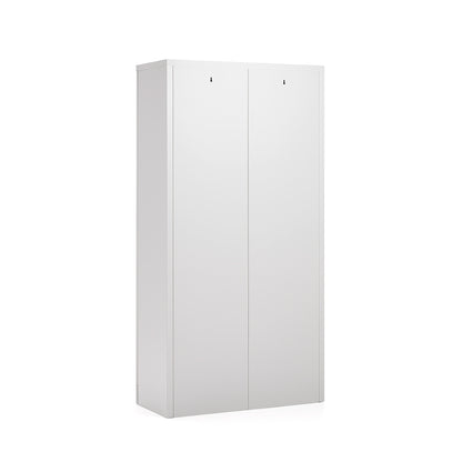 Oppbevaringsskap CLICK, flatpakket, H1800 B916 D422 mm, grå