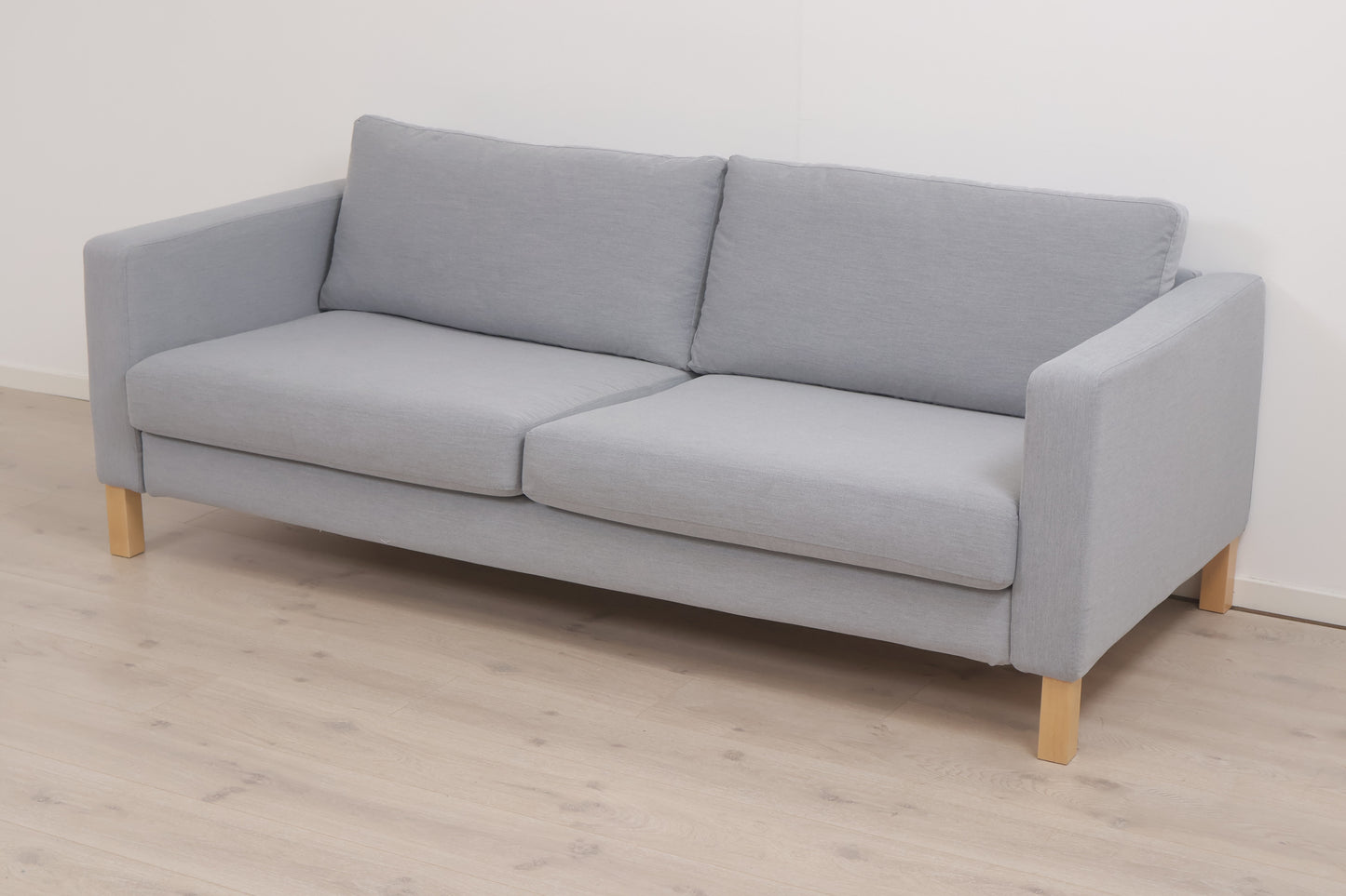 Nyrenset | Grå/blå IKEA Karlstad 3-seter sofa