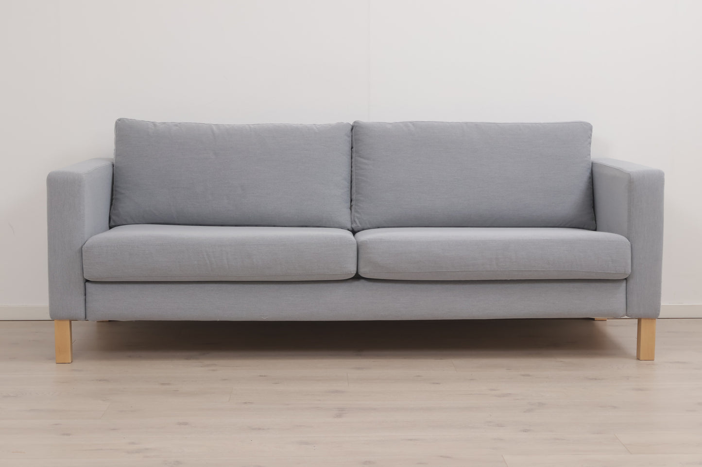 Nyrenset | Grå/blå IKEA Karlstad 3-seter sofa