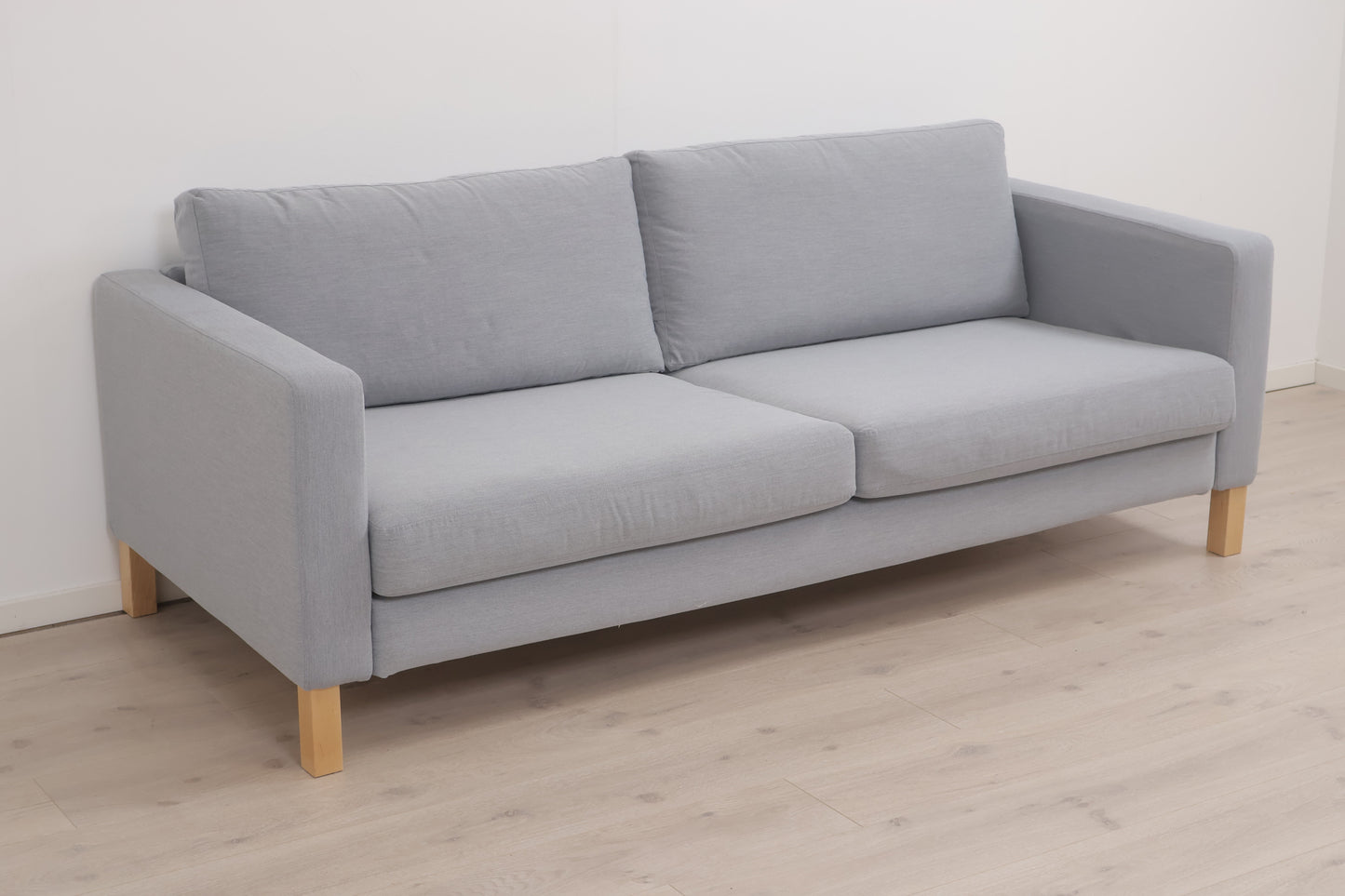 Nyrenset | Grå/blå IKEA Karlstad 3-seter sofa