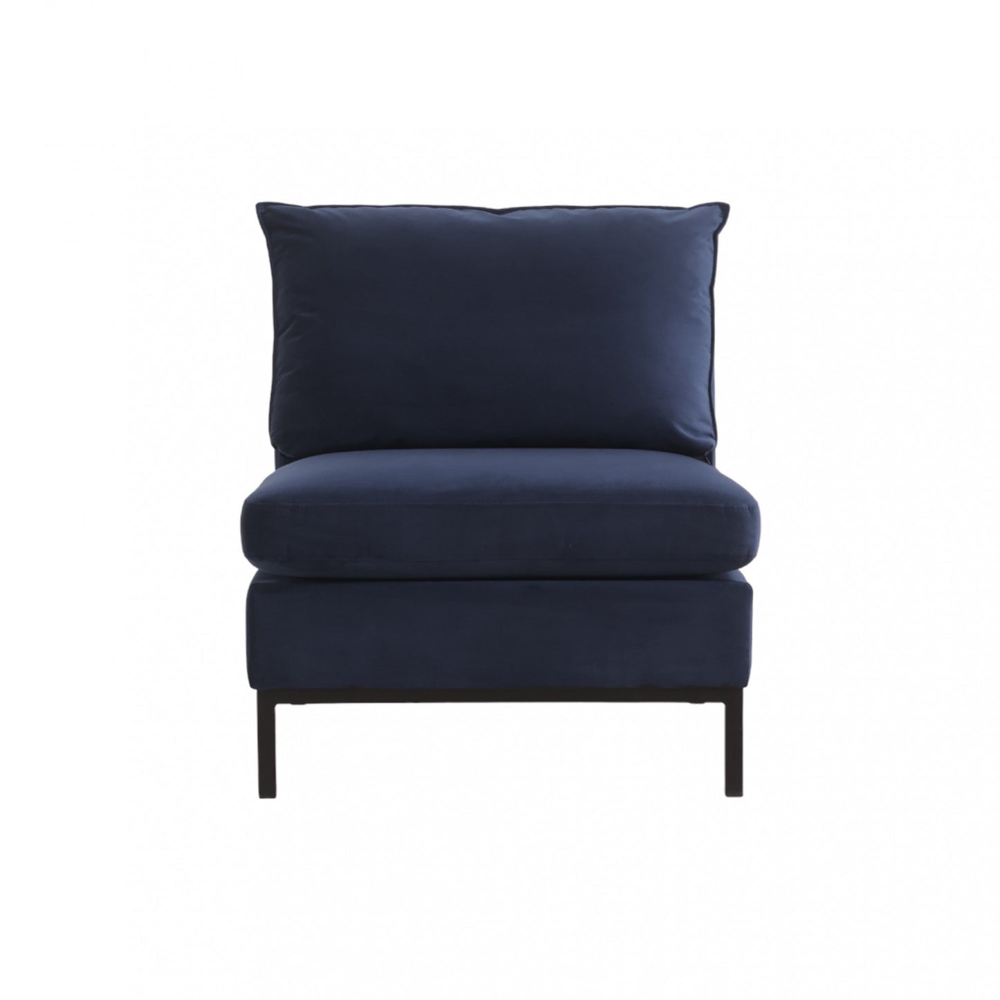 Nyrenset | Mørk blå SixBondStreet 1-seter sofa/lenestol i fløyel