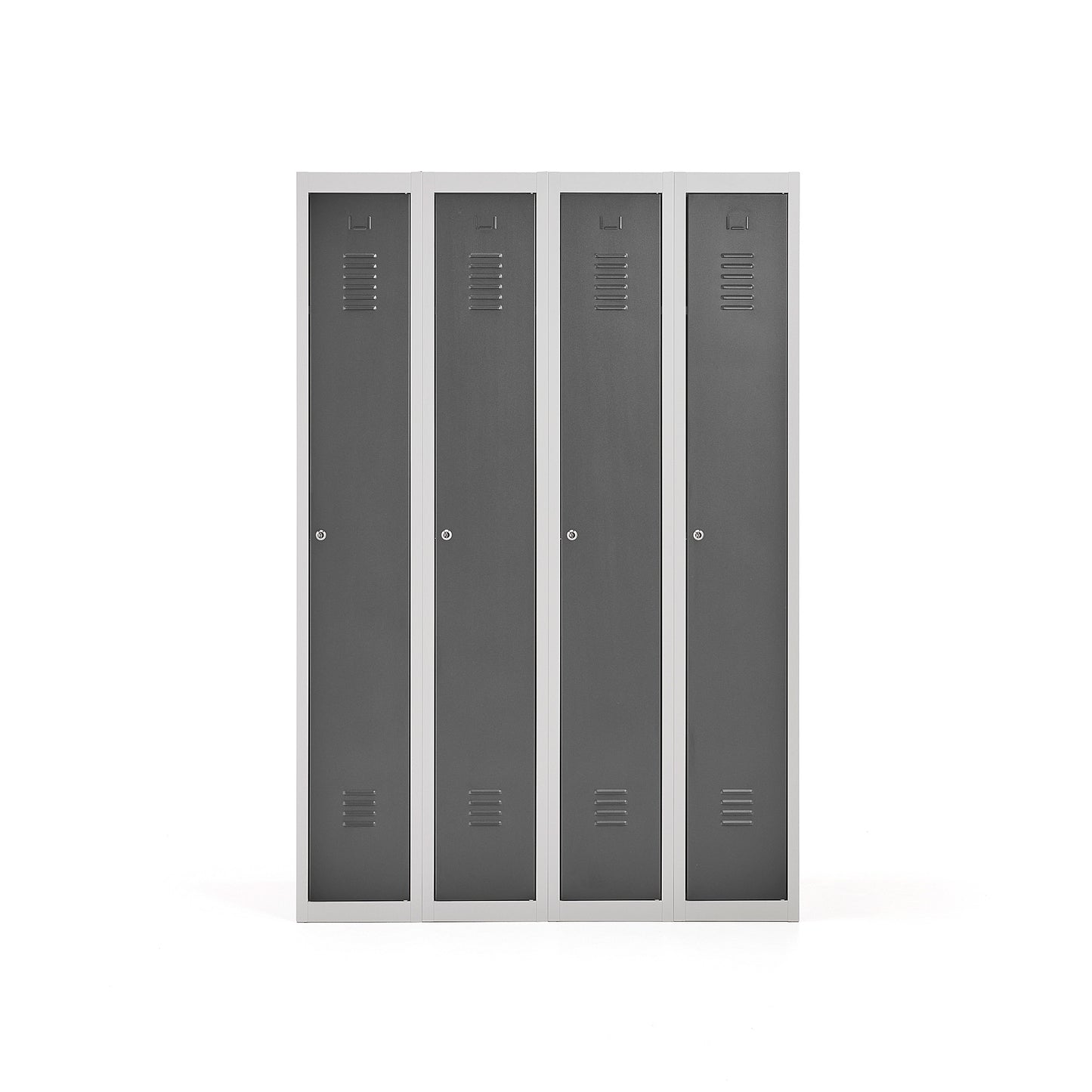 Garderobeskap CLICK, flatpakket, metall