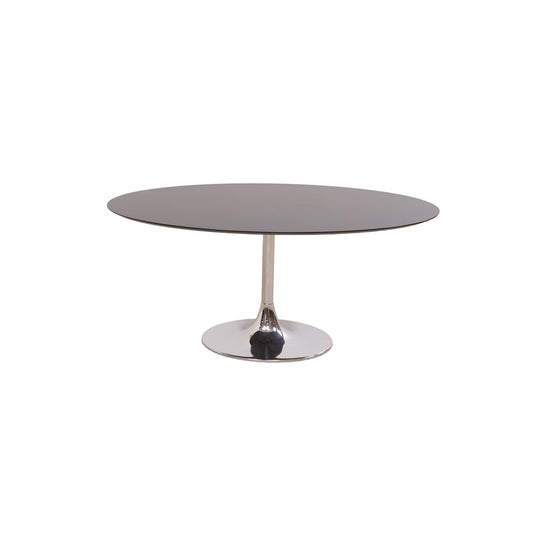 140x90 cm, Home Interior ovalt bord i fargen sort