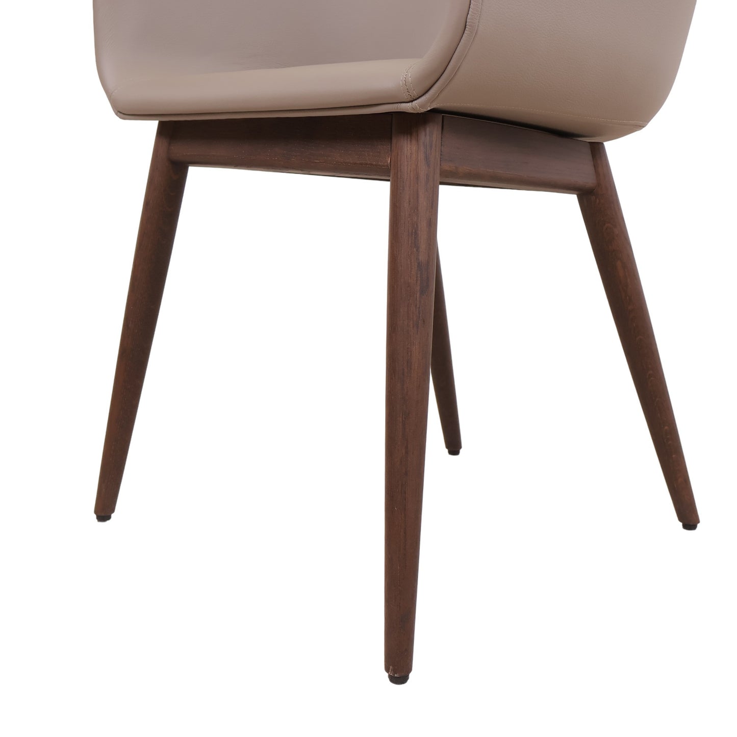 MENU Harbour Dining Chair, Wooden Base, upholstered