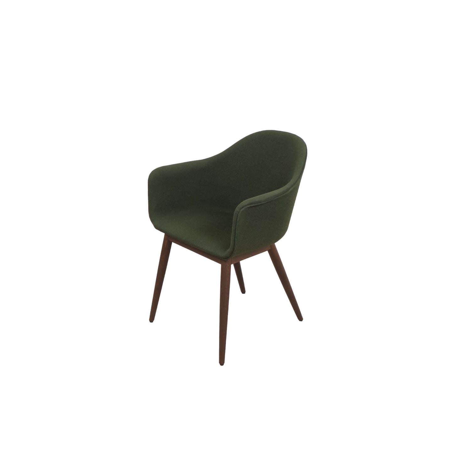 MENU Harbour Dining Chair, Wooden Base, upholstered