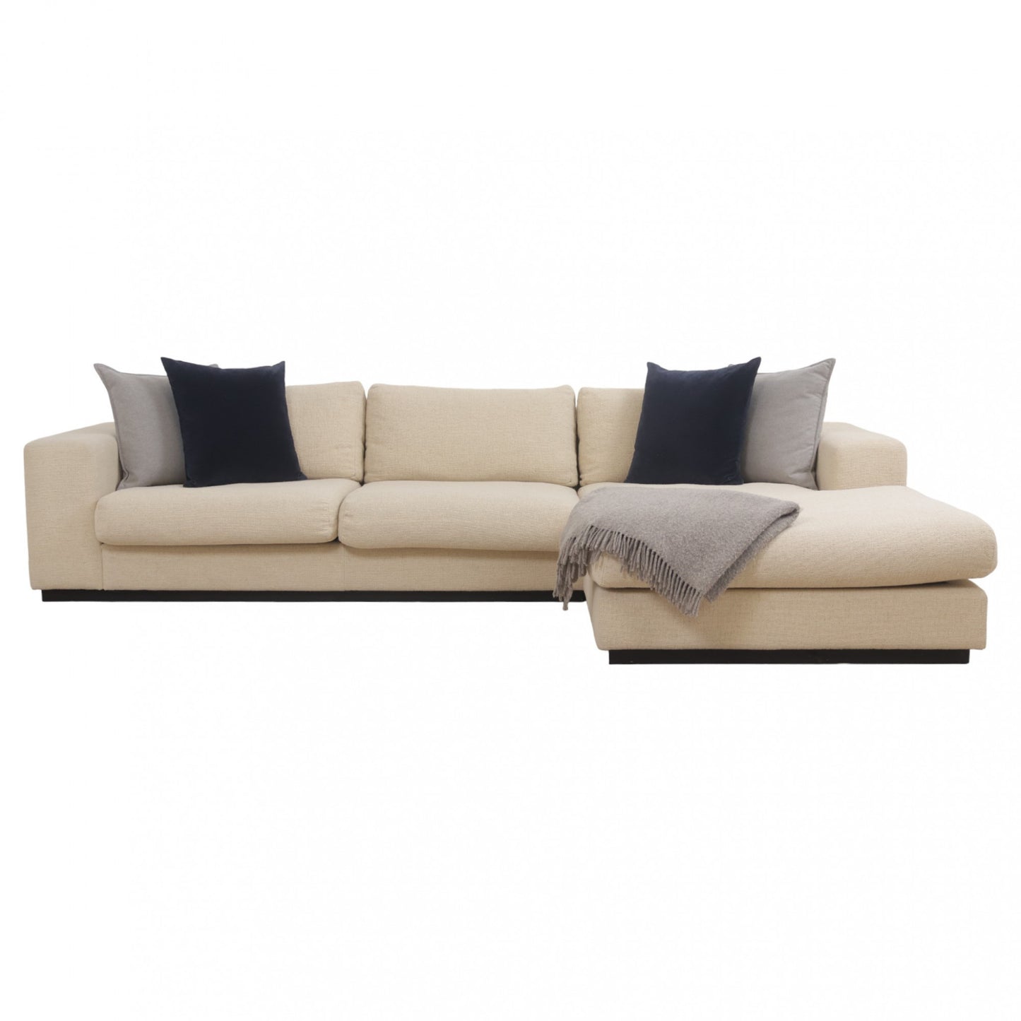 Nyrenset | Beige Bolia Sepia 3-seter sjeselongsofa