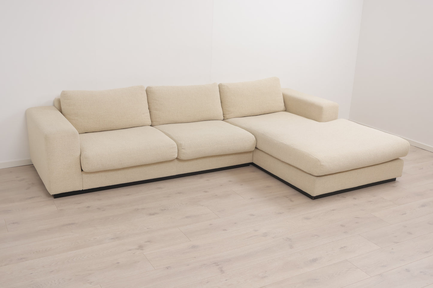 Nyrenset | Beige Bolia Sepia 3-seter sjeselongsofa