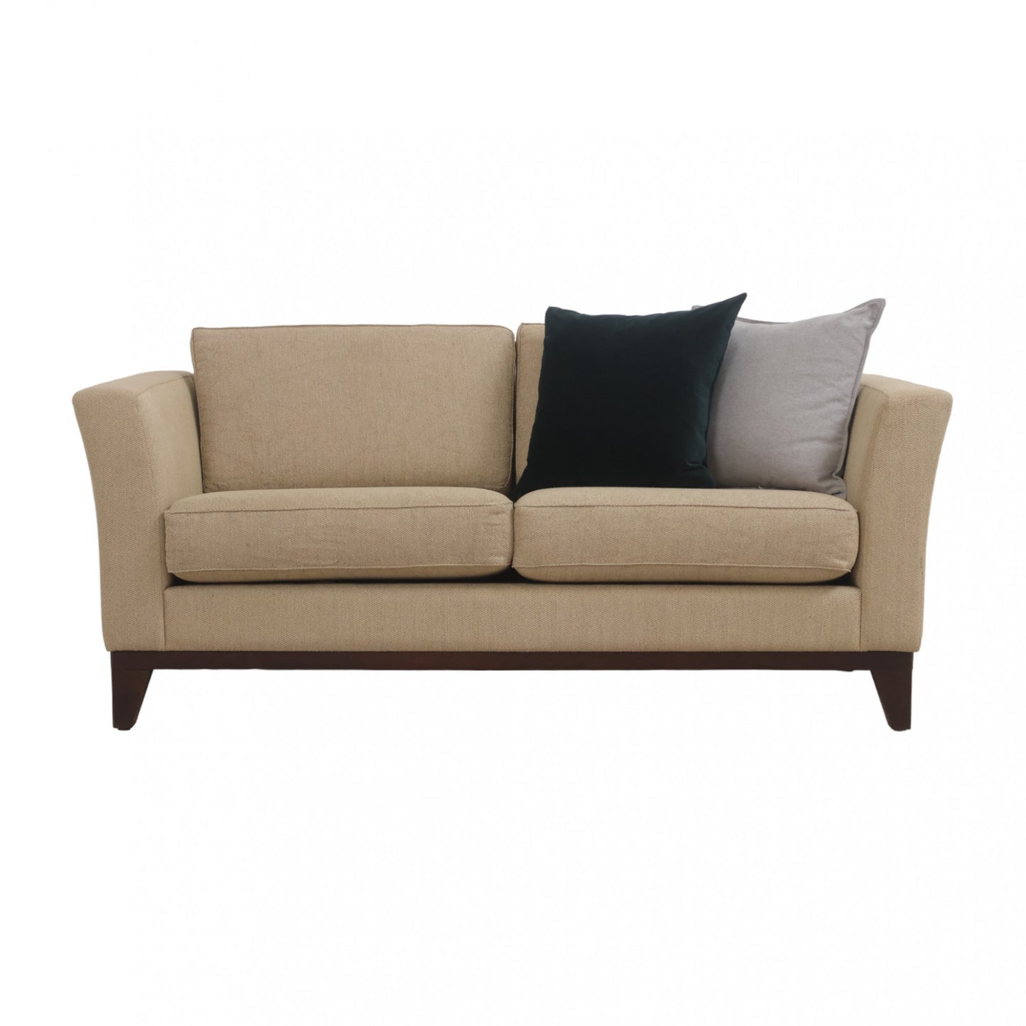 Nyrenset | Beige Slettvoll 3-seter sofa
