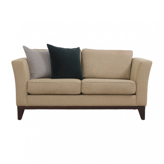 Nyrenset | Beige Slettvoll 2-seter sofa