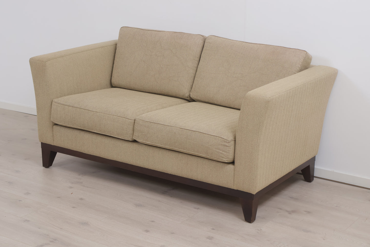 Nyrenset | Beige Slettvoll 2-seter sofa