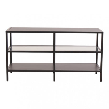 Tv-benk med glassplate