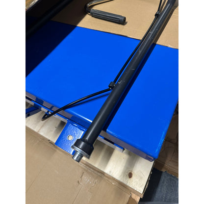 Hydraulisk løftevogn ACE, 500 kg, L1600 B810 mm, blå