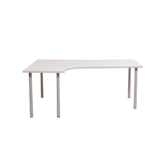 180x120 cm, Skrivebord venstresving med grå bordplate