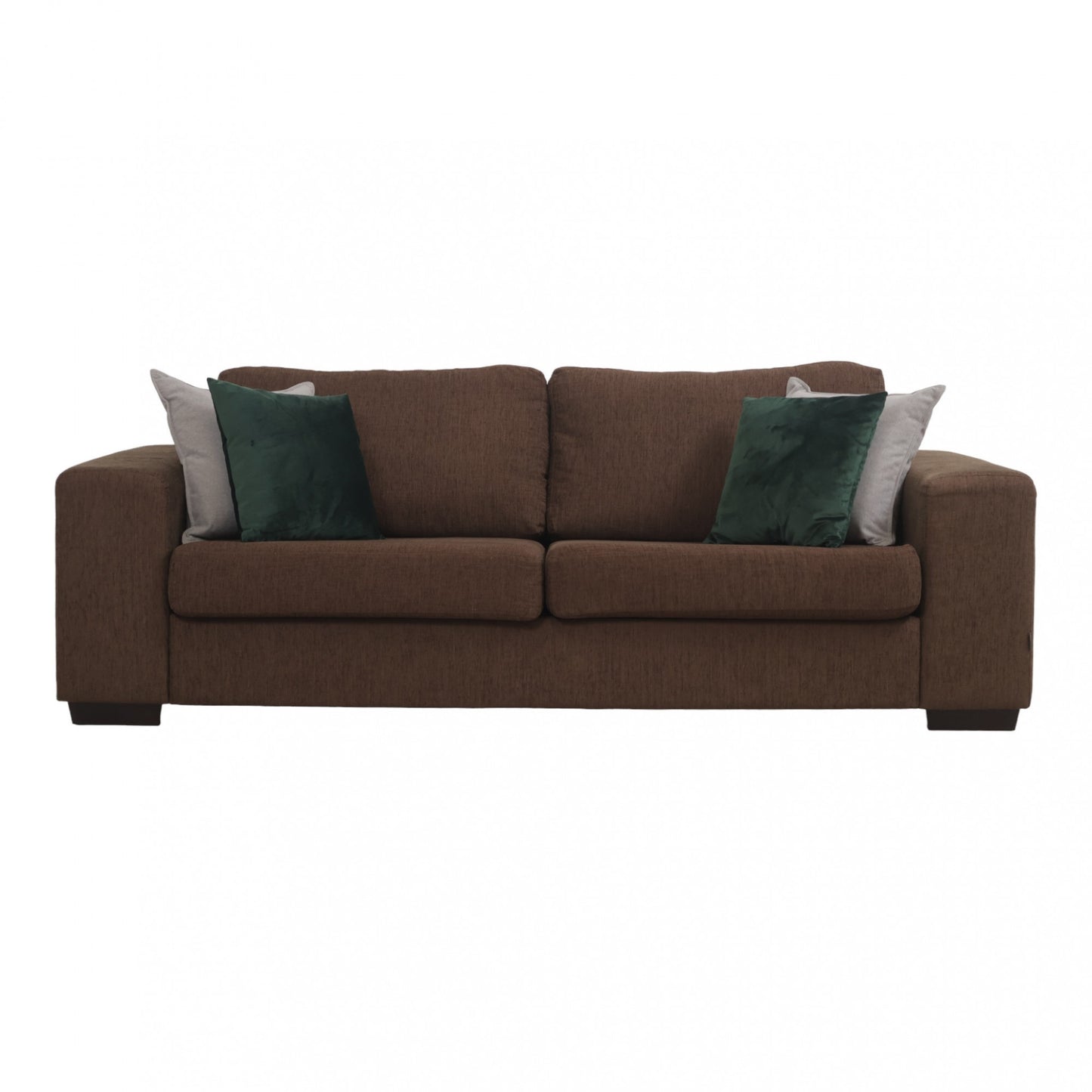 Nyrenset | Brun Furninova 3-seter sofa