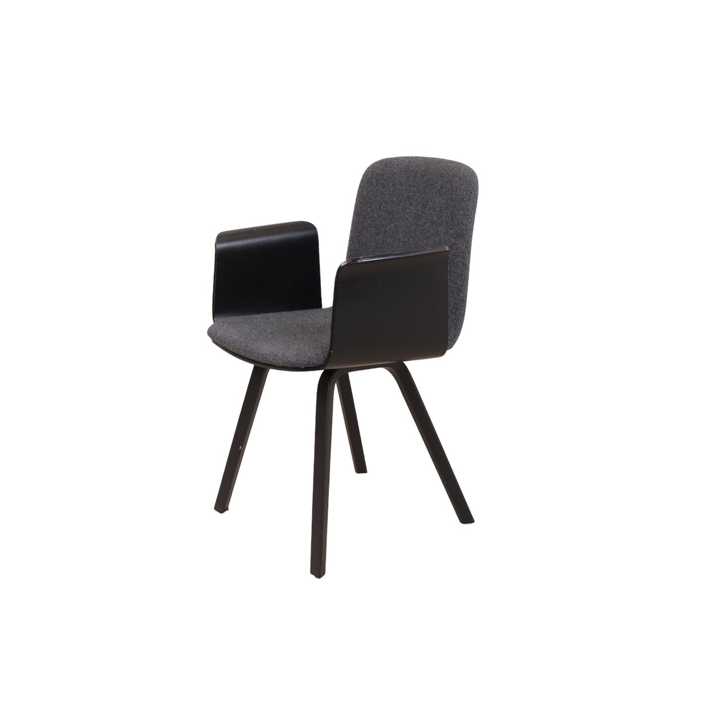 Bolia - Palm Upholstered Dining Chair with Veneered Armrest