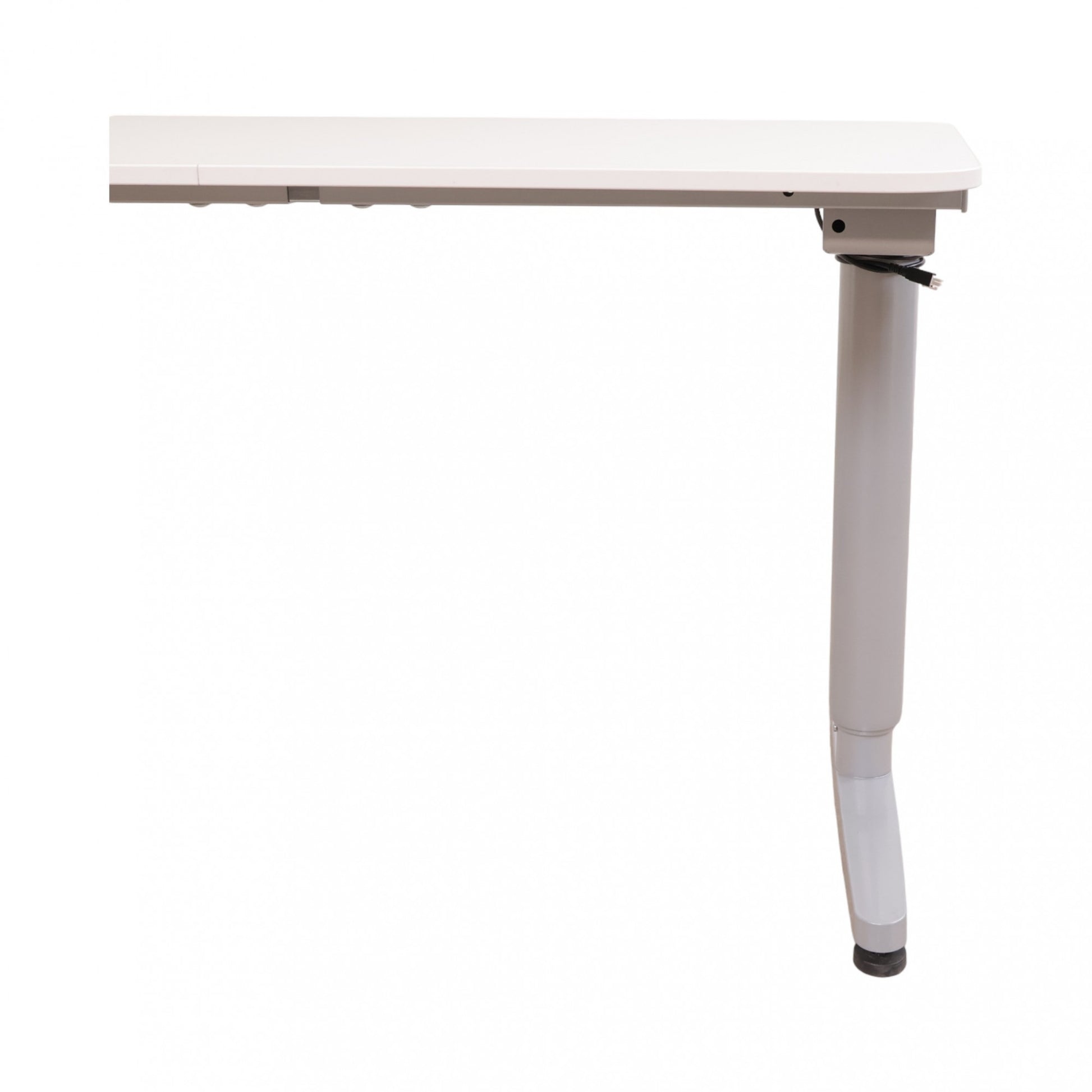 120x80 cm, IKEA Bekant elektrisk hev/senk skrivebord i hvit