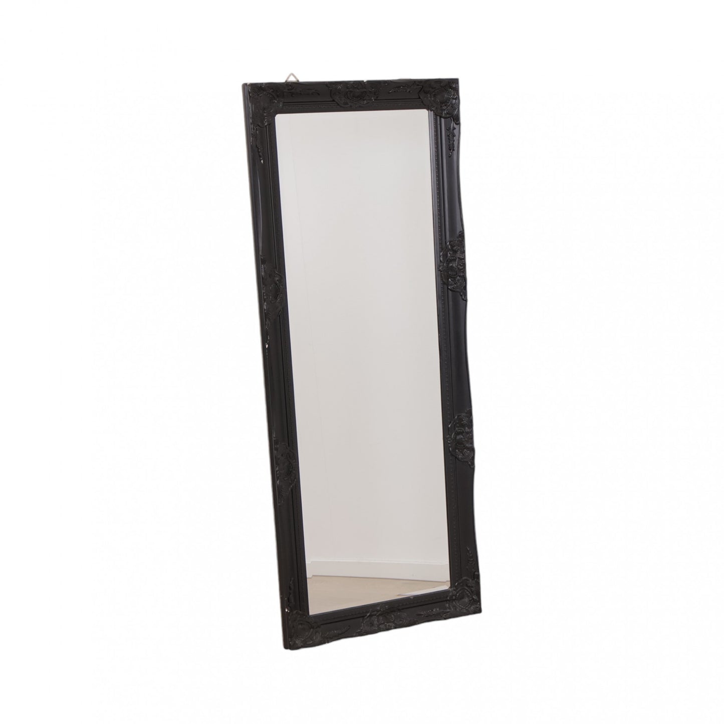 Speil med elegant sort ramme