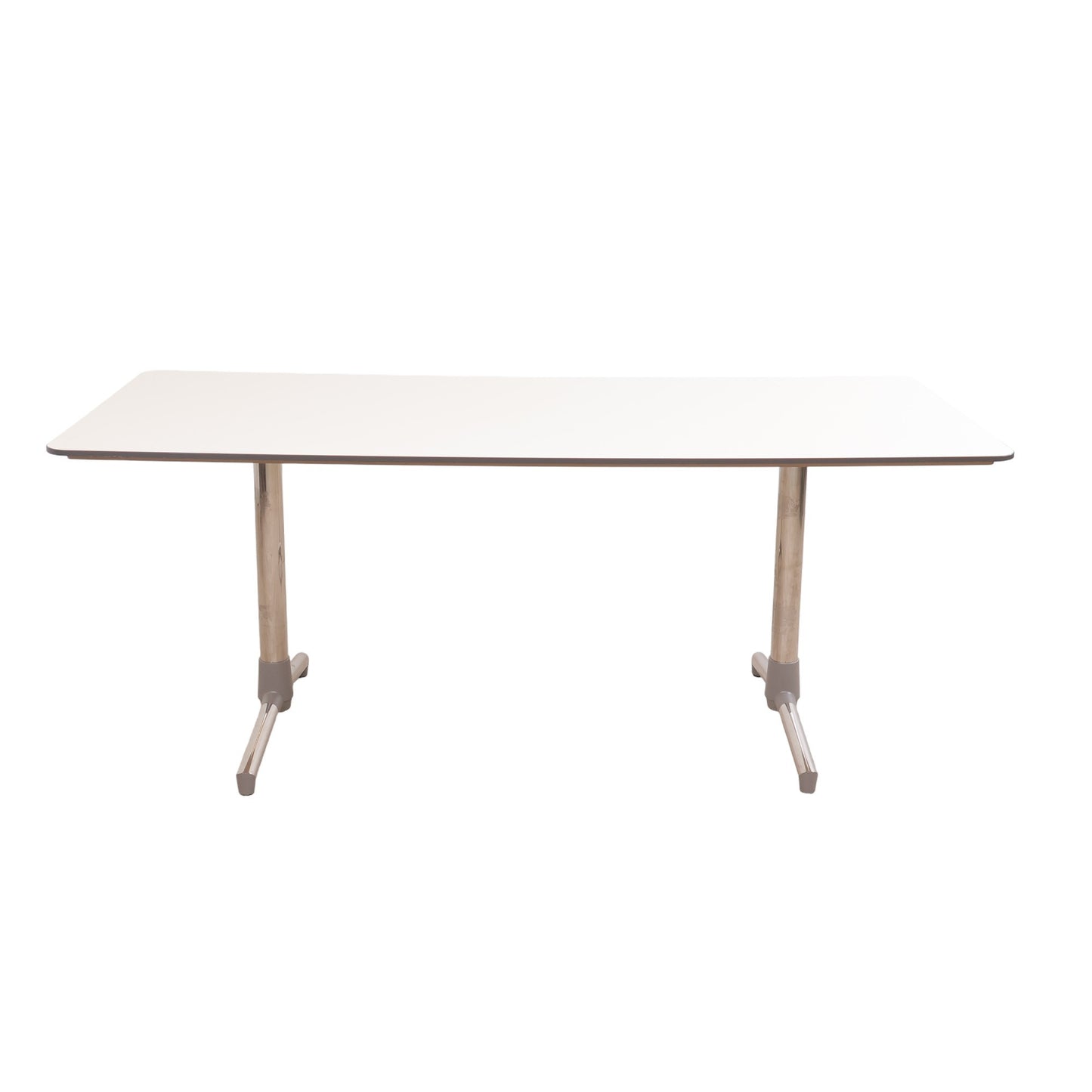 180x80 cm, Stilig møtebord i hvit farge