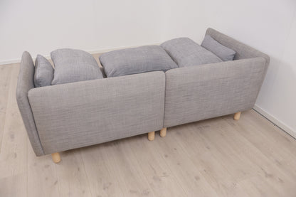 Nyrenset | Lys grå IKEA Söderhamn 3-seter sofa