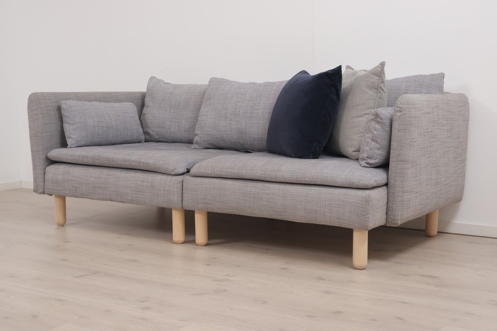 Nyrenset | Lys grå IKEA Söderhamn 3-seter sofa