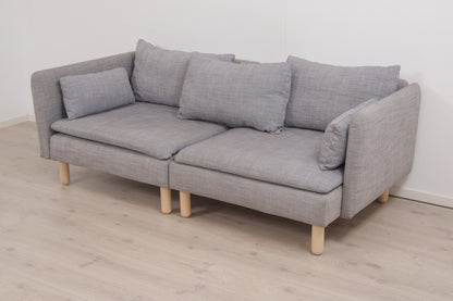 Nyrenset | Lys grå IKEA Söderhamn 3-seter sofa