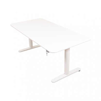 Elektrisk hev/senk skrivebord fra IKEA Bekant, hvit 160x80 cm